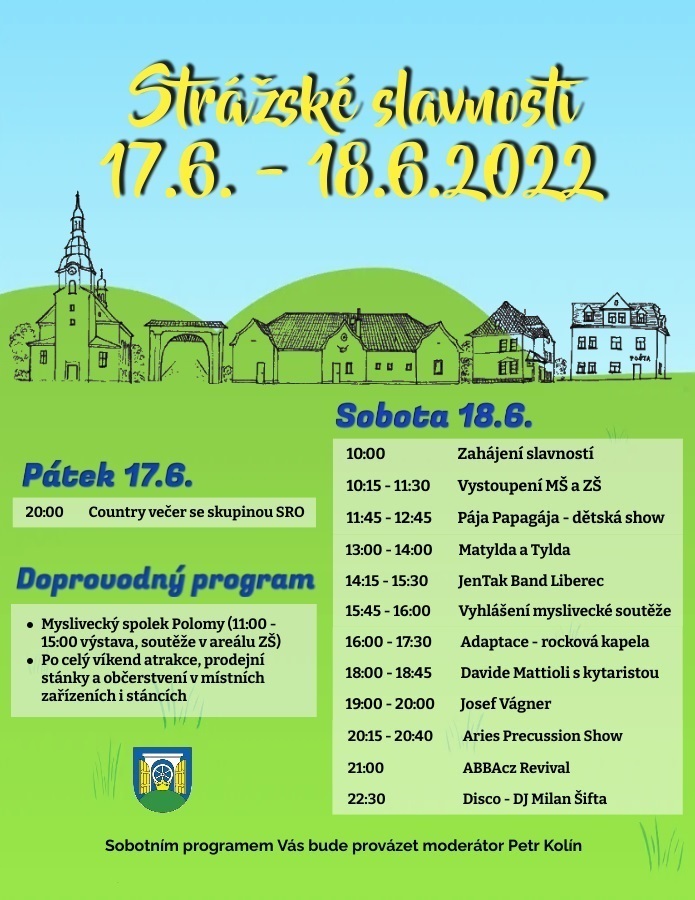 Strážské slavnosti 2022 Stráž nad Nisou Informuji cz