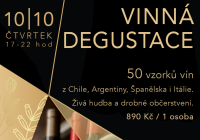 Vinná Gala degustace 50 vzorků vín 