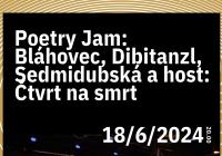 Poetry Jam: Bláhovec, Dibitanzl, Sedmidubská a host: Čtvrt na smrt