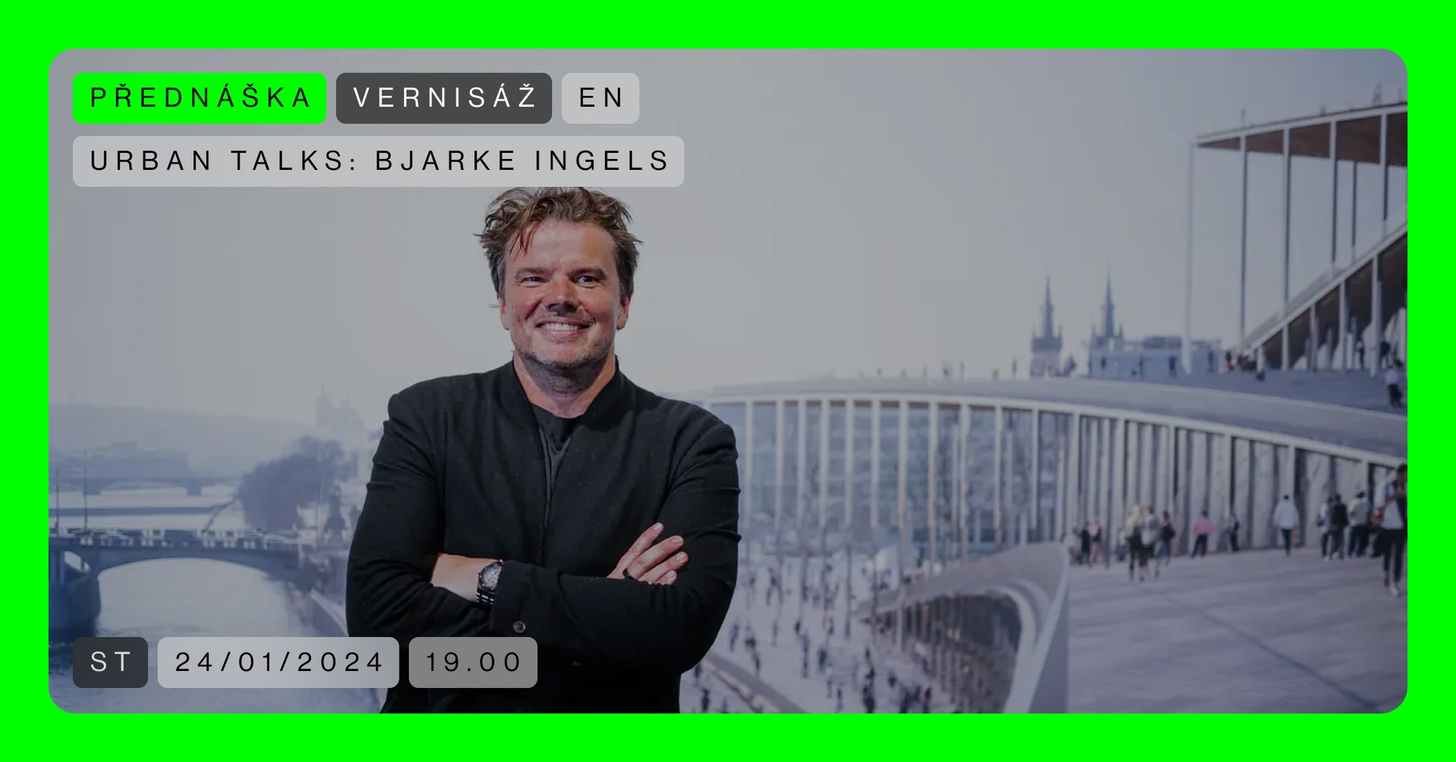 Urban Talks: Bjarke Ingels | Centrum architektury a městského plánování (CAMP) | Informuji.cz