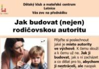 Seminář – Jak budovat rodičovskou autoritu