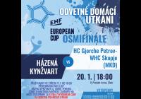 Házená ženy EHF European Cup Házená Kynžvart vs. HC Gjorche Petrov-WHC Skopje